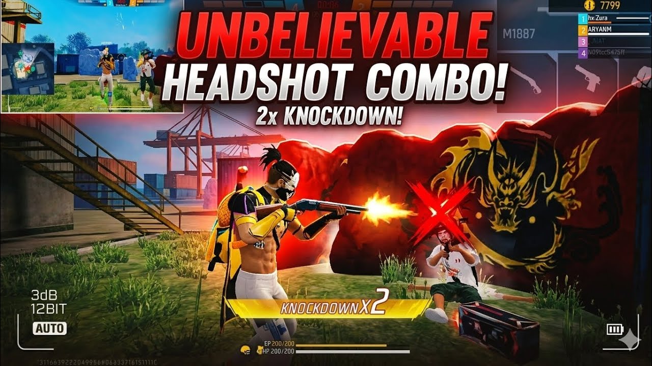 UNBELIEVABLE! 😱 Non-Stop Headshot Combo@SHINZO-777-MND @GyanGaming @TotalGaming093 @NonstopGaming_ 