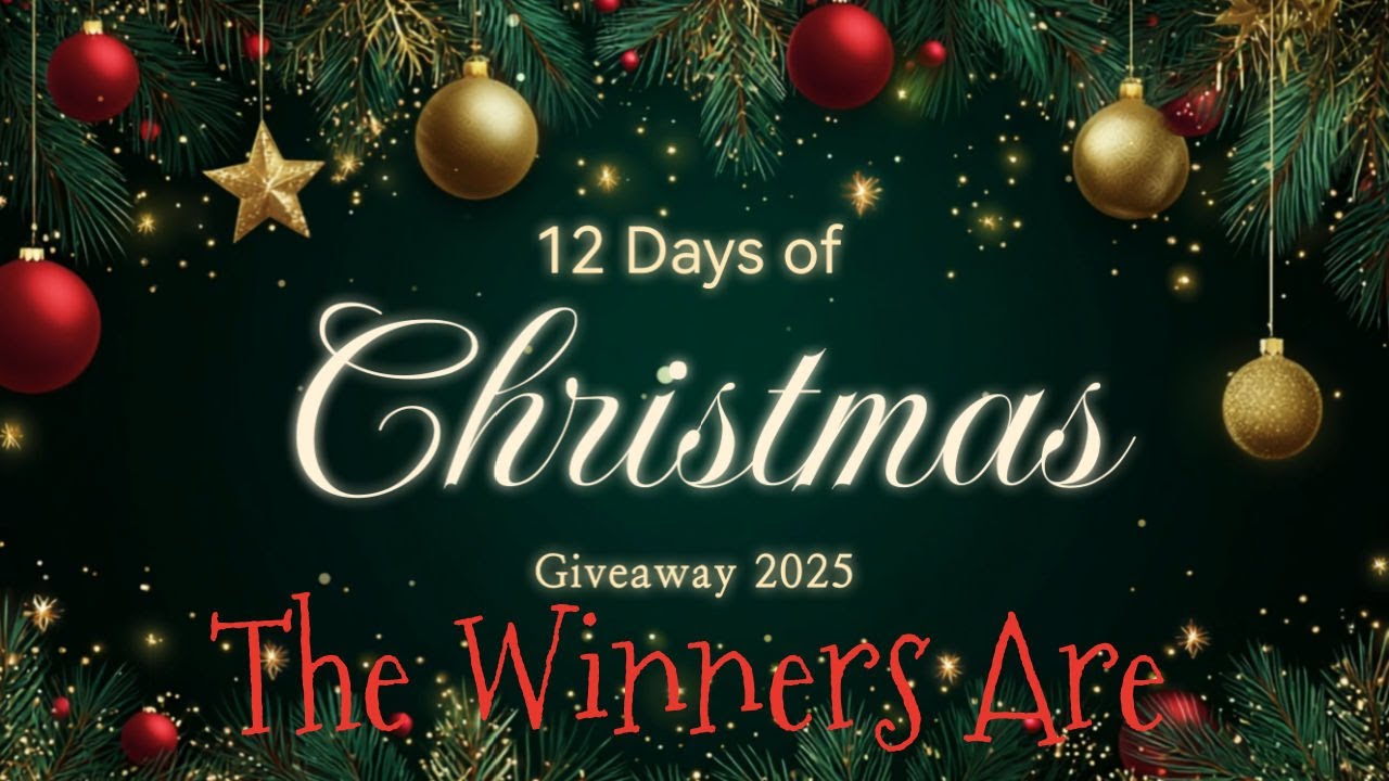 Winners - 12 Days of Christmas Giveaway