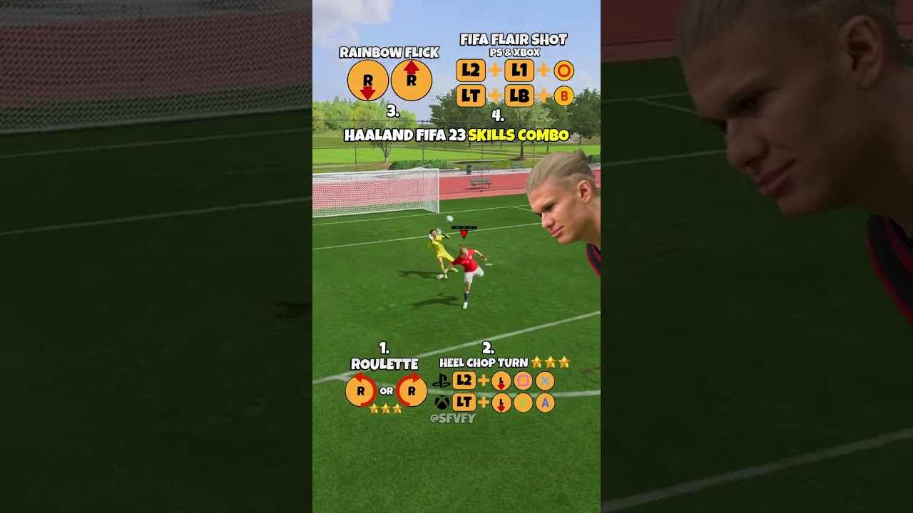 Haaland FIFA 23 Skills Combo 🎮 PS & Xbox