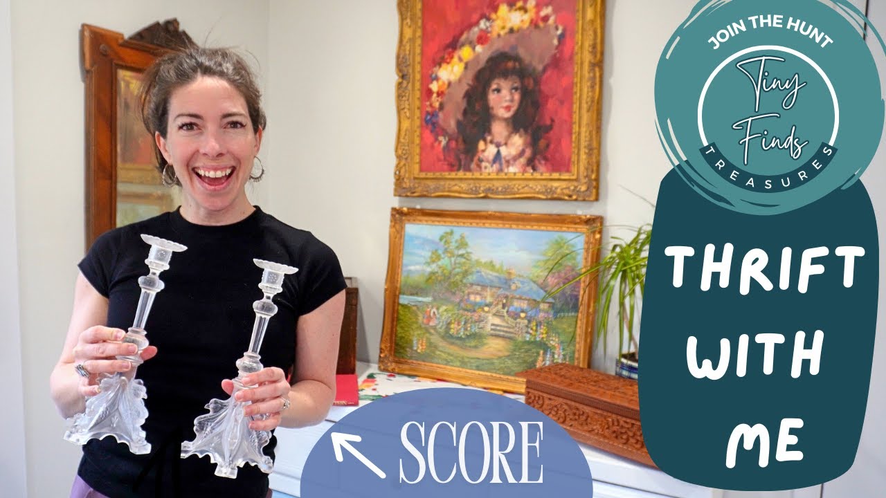 Thrift with Me @ Goodwill and Vintage Treasure House! Plus, Etsy Shop Drop!