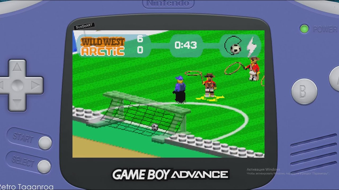 Футбол Lego Soccer Mania 2002 Игра Game Boy Advance(GBA).