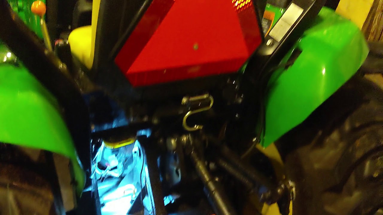 Adding Lights on a John Deere - Amazon Lightbars on 3032e for cheap