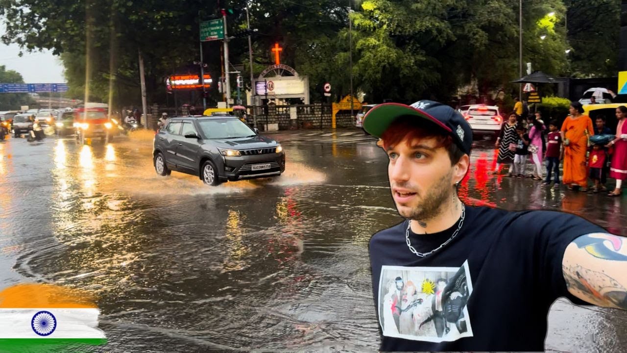 Prvý dážď po horúcom indickom lete 🌧️ #vlog18