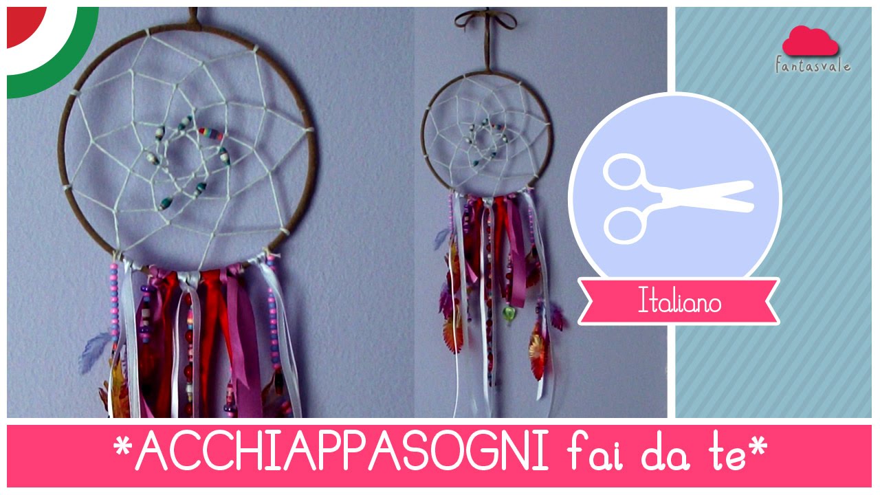 Tutorial come fare un Acchiappasogni - Dreamcatcher DIY by Fantasvale