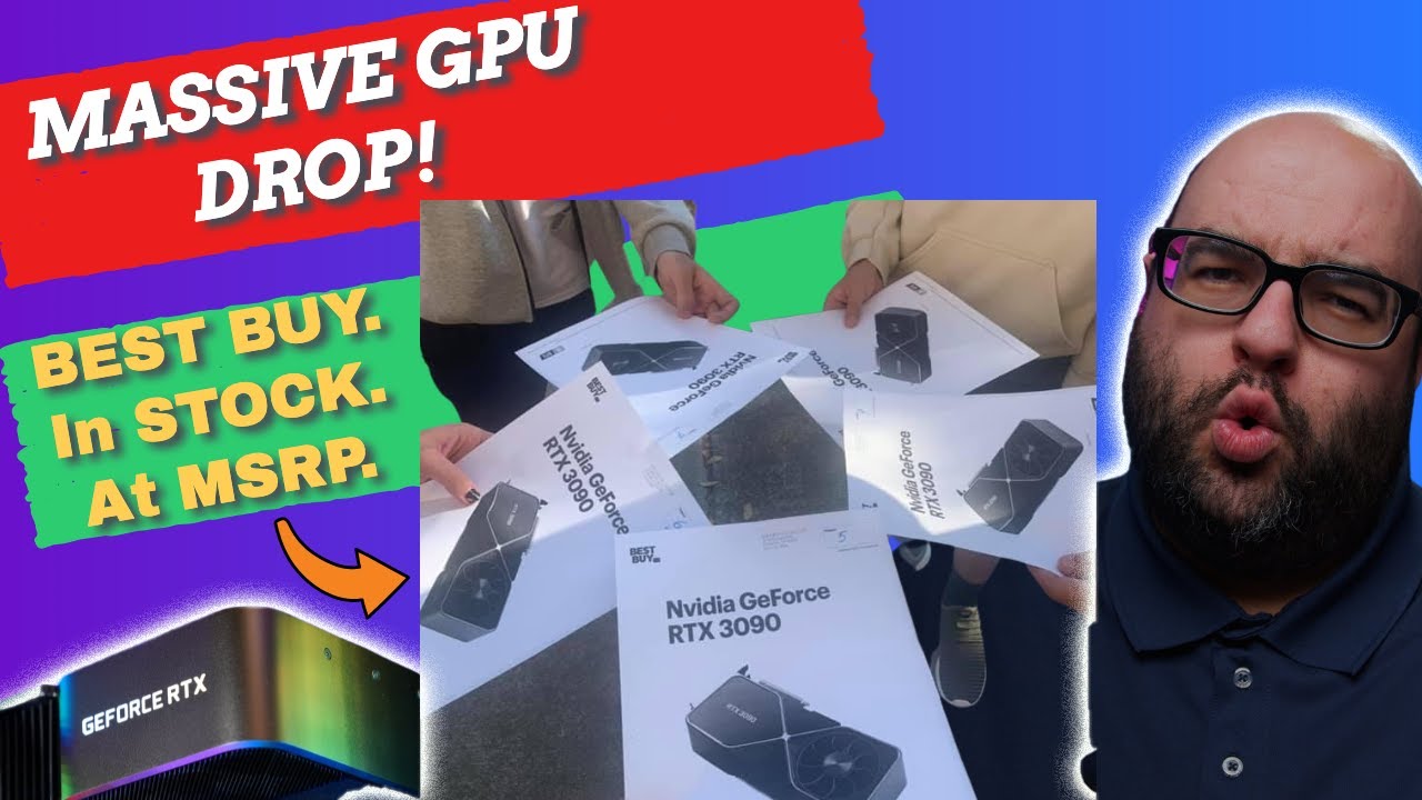 IN STOCK! MASSIVE NVIDIA RTX 3000 GPU DROP AT BEST BUY, MSRP!