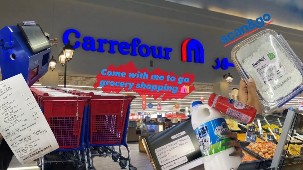 Spend a day with me @ Carrefour, Ibn Battuta Mall Dubai | Grocery Shopping for Mom | shas diaries 