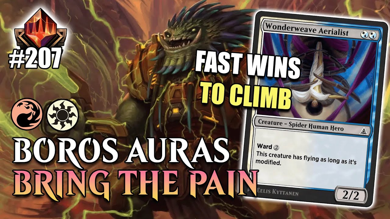 🔥☀️BOROS AURA with WONDERWEATH AERIALIST IS BROKEN | MTG ARENA Standard OM1 Trough the Omenpaths SPM