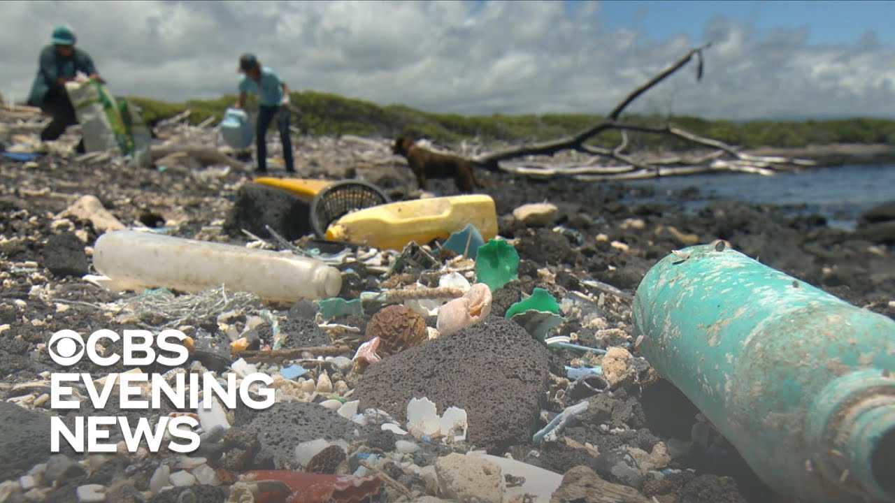 Plastic waste turns Hawaii's Kamilo Point into 