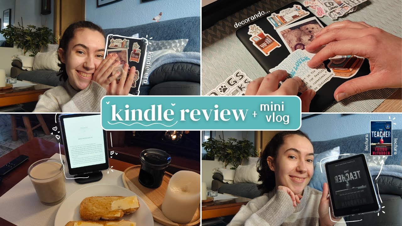 Me he comprado un KINDLE 🥰 🖤 | review + mini vlog | Claudia Pigeoner