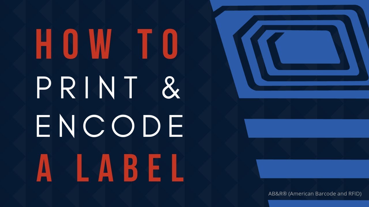 How To Print And Encode A Label