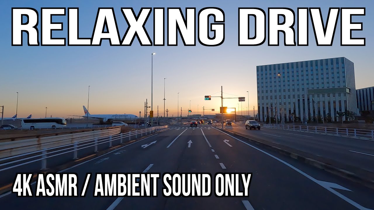 [4K ASMR] Early Morning Drive: Haneda Innovation City to Tamagawa Sky Bridge
