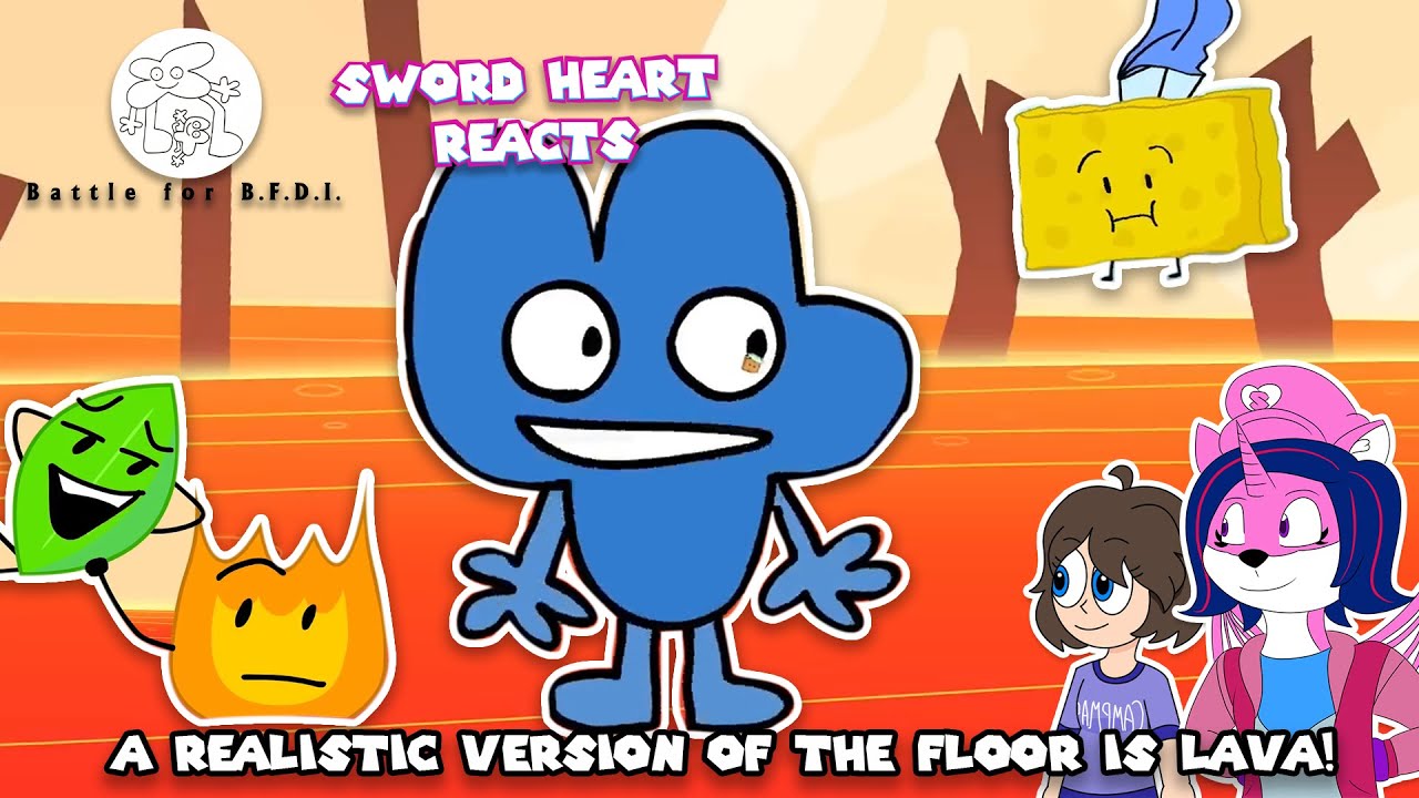 Sword Heart & Chloe REACT To BFB 15: The Four is Lava