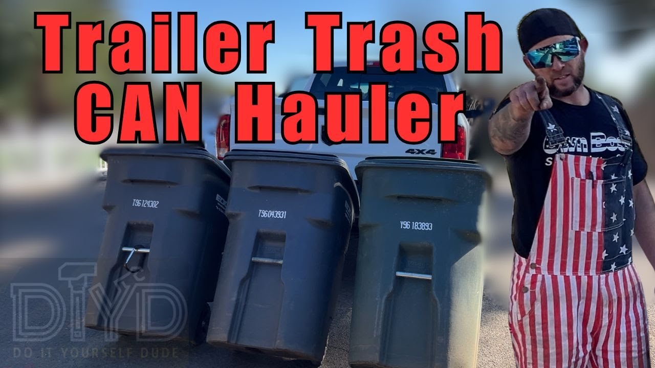 Trailer Trash: The Ultimate DIY Trash Can Hauler