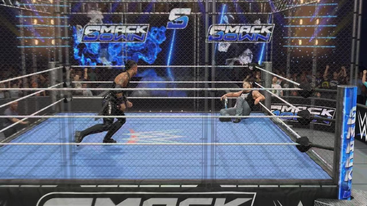 Brock Lesnar Vs Damian Priest Steel Cage