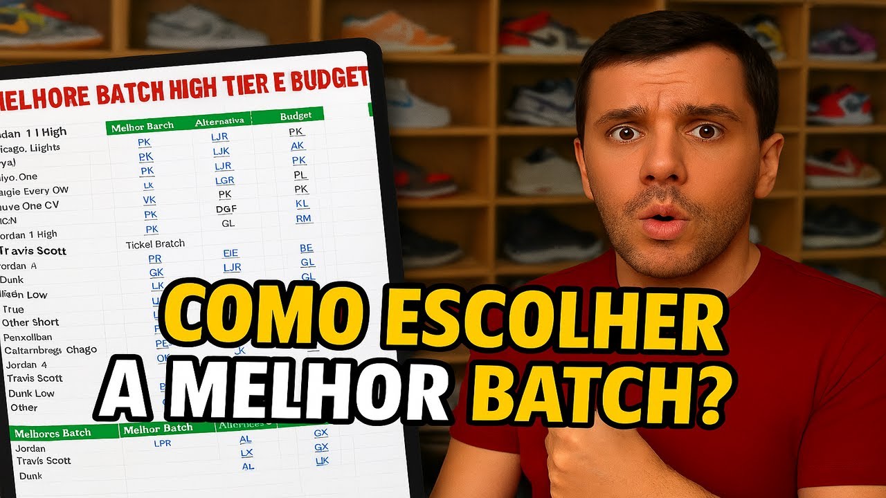 👟 COMO ESCOLHER A MELHOR BATCH DE T&Ecirc;NIS! Guia R&aacute;pido Pra N&atilde;o Errar!
