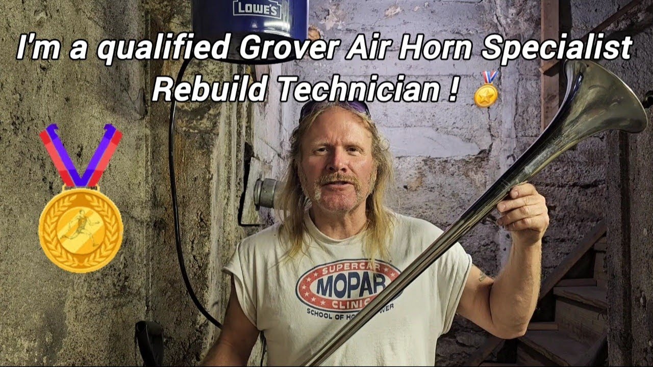 PART 4- GROVER Air Horn Specialist Rebuild Technician #airhorn  #peterbilt359