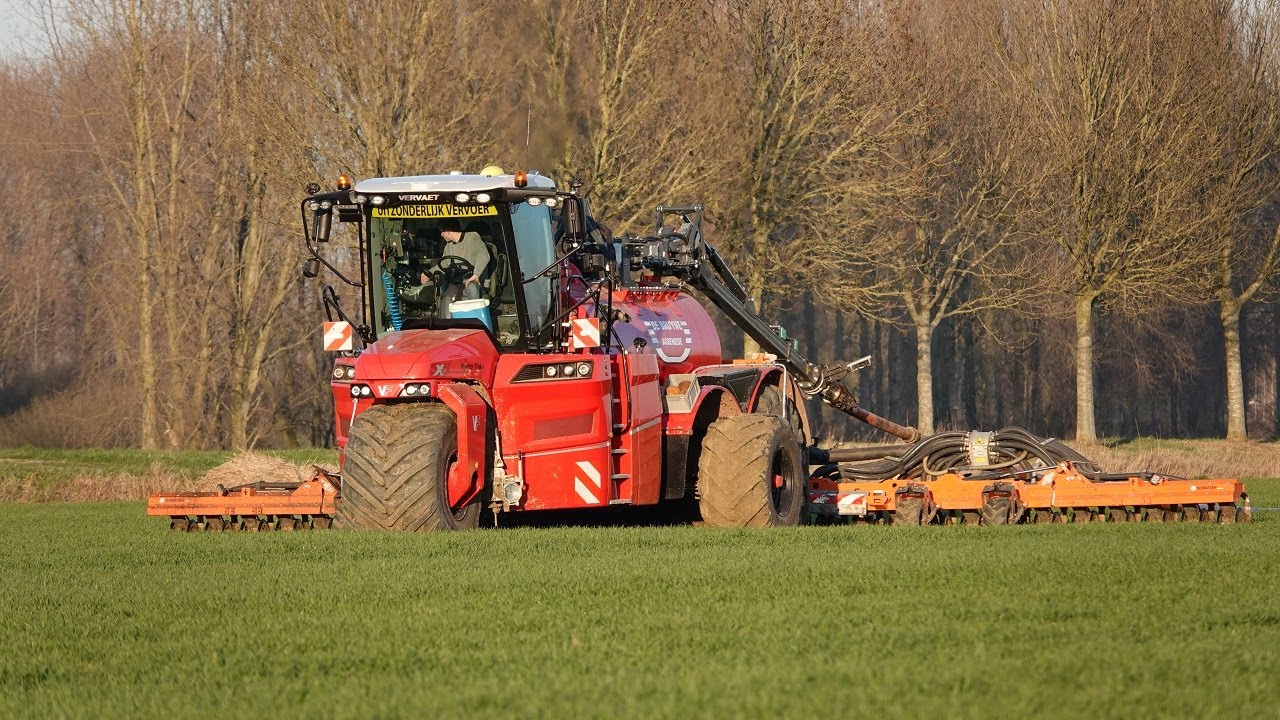 New Verveat Hydro Trike 5x5 On Dutch Soil | Slurry Injection | Sleepslang | Loonwerken De Bruyne