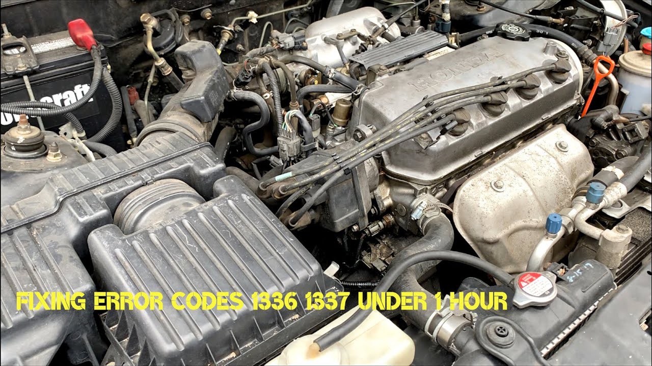 Как исправить ошибки 1336 и 1337 на Honda Civic