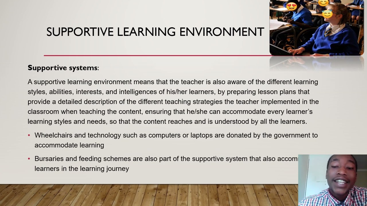 Principles of Inclusive Education to create a Supportive Learning Environment