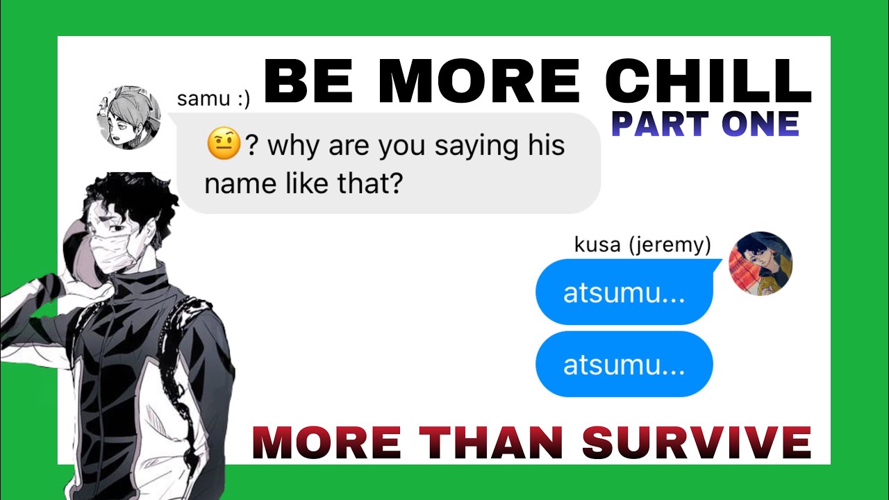 Haikyuu x BMC || Part 1 || More Than Survive || haikyuu texts