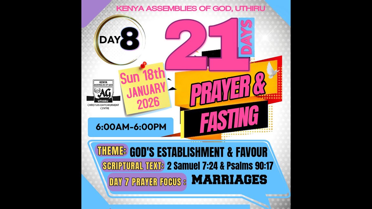 2ND SERVICE JAN 18th 2026:TOPIC:“OBEDIENCE LEADS TO ESTABLISHMENT & FAVOUR” BY Pst ALEX MWAI