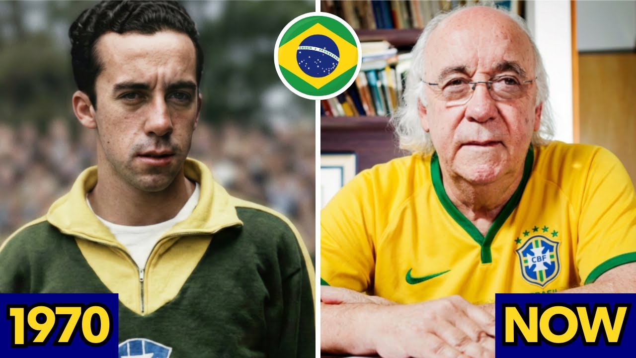 🇧🇷 Brazil ⚽ World Cup 1970 Squad – Then and Now | Football Legends