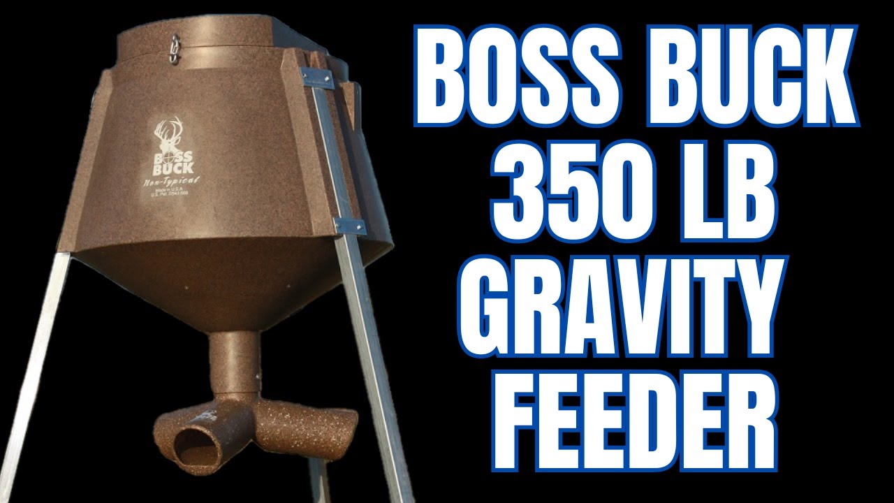 BOSS BUCK 350 LB Gravity Feeder