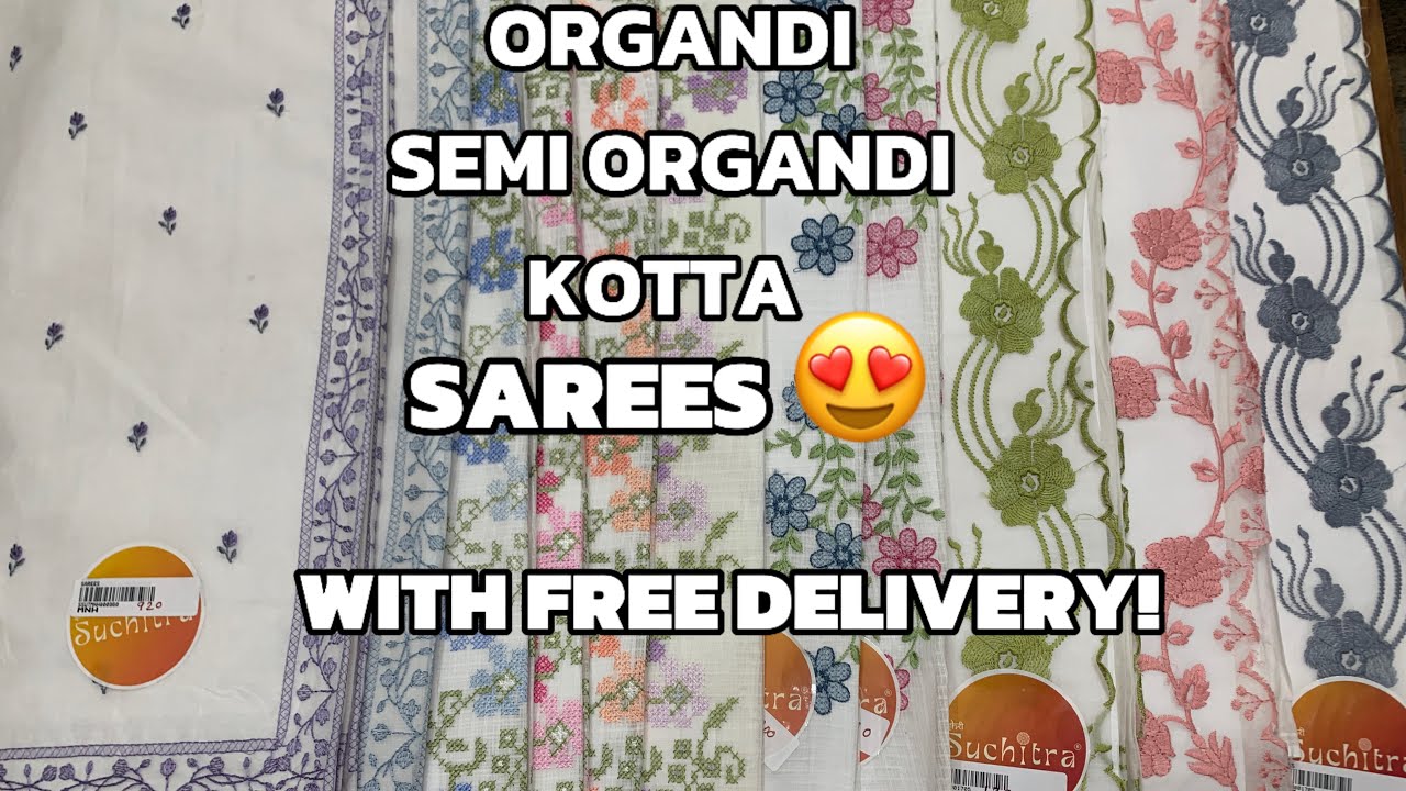 ORGANDY,SEMI ORGANDY & KOTTA WHITE SAREES 😍| MARIYAM FABZ |