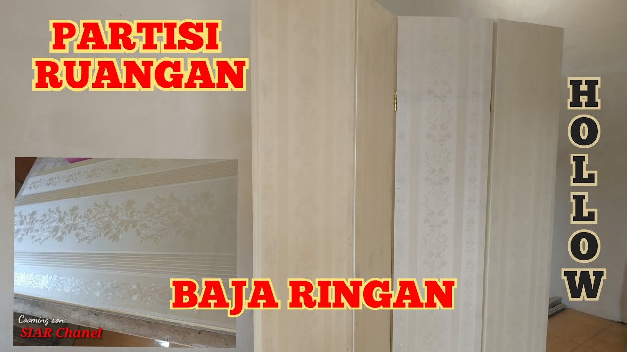 Partisi Ruangan Lipat dengan Baja Ringan