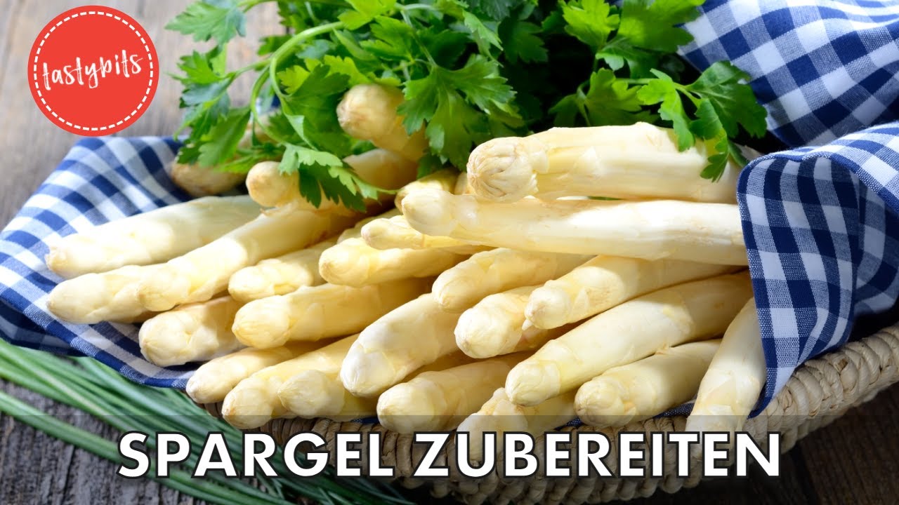 Spargel im Ofen garen / Spargel zubereiten