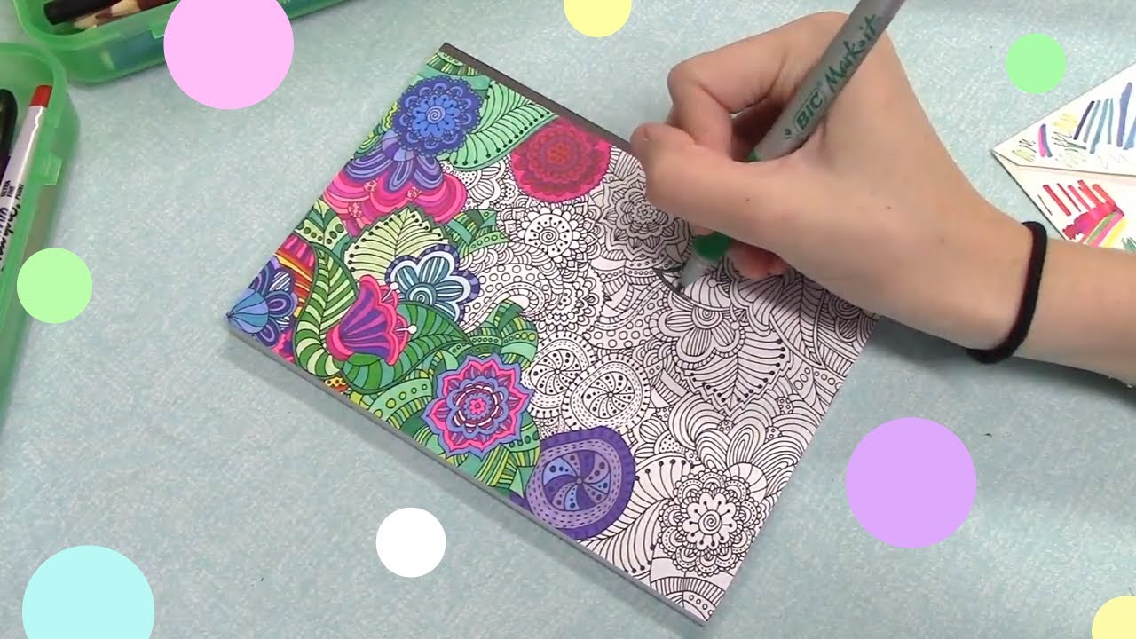✏️ Adult Coloring Book Timelapse ✏️