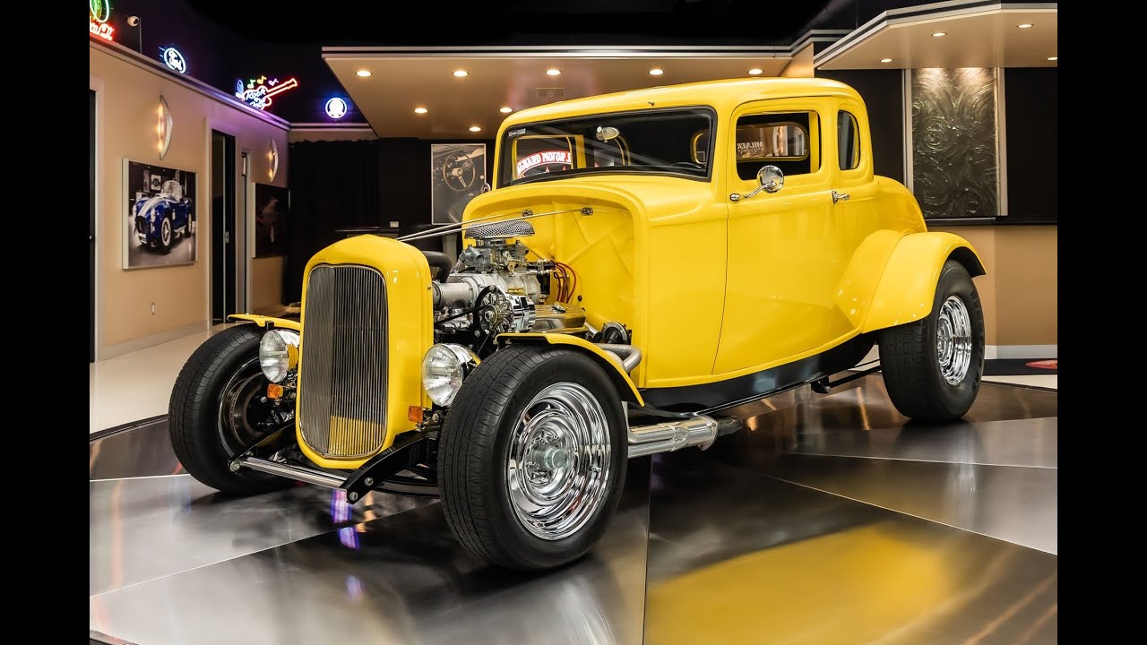 1932 Ford 5 Window Coupe Street Rod #ford #classiccars #musclecars #streetrod #5window