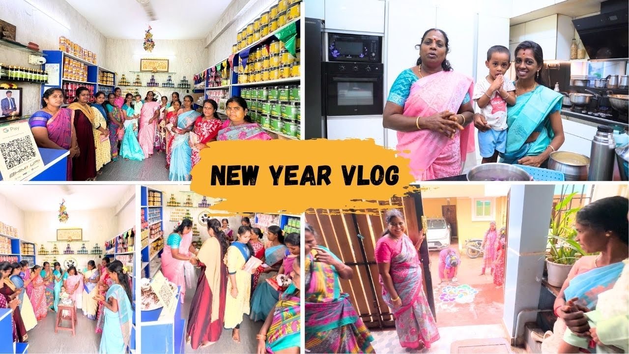 ❤️புத்தாண்டை புது உறவுகளோடு சந்தோசமா கொண்டாடிட்டோம்😍NEW YEAR CELEBRATION VLOG |@Ammasamayalrecipes