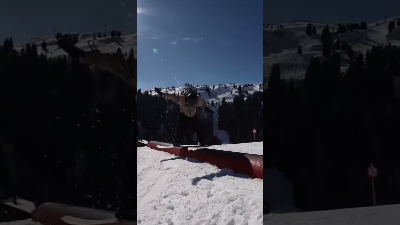 The Secret To Stylish Jibbing Is Slash Snowboards 🏂 #snow #shorts