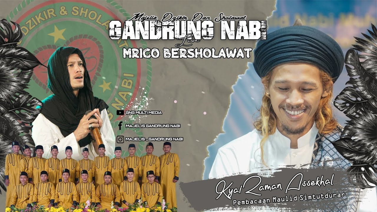 Kyai Zaman Assekhal II Pembacaan Maulid Simtutdurar II Majelis Gandrung Nabi II Mrico Bersholawat