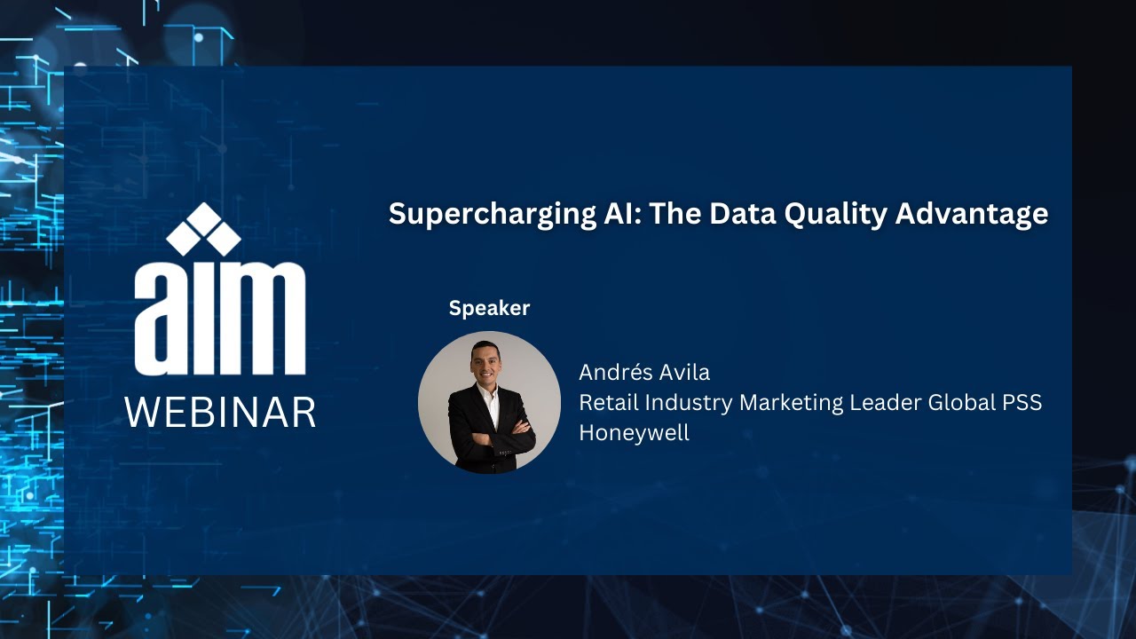 Supercharging AI: The Data Quality Advantage Webinar with Andres Avilas of Honeywell