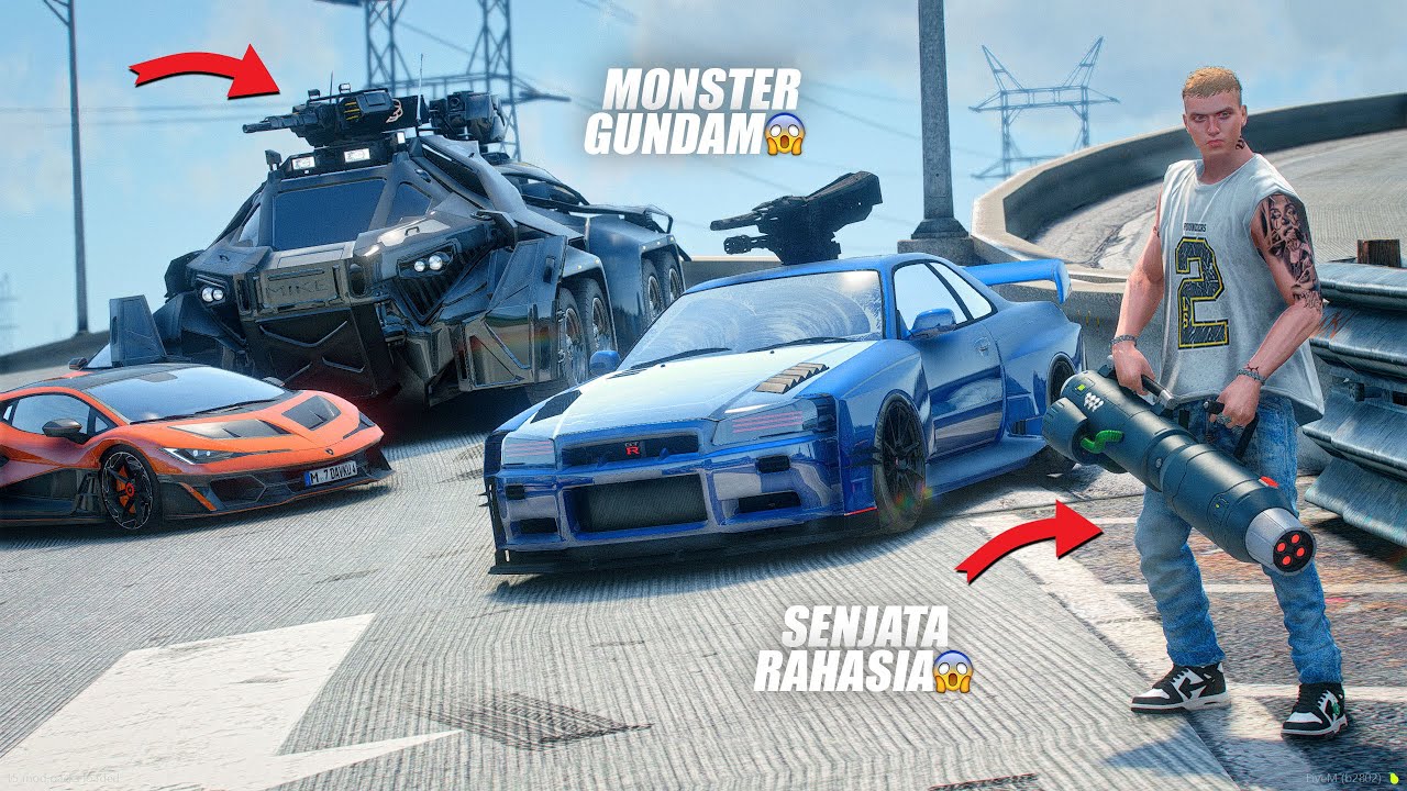 SEMUA GUNDAM AKAN BERKUMPUL ! SAATNYA MENYERANG MARKAS MUSUH TERKUAT !! GTA 5 ROLEPLAY