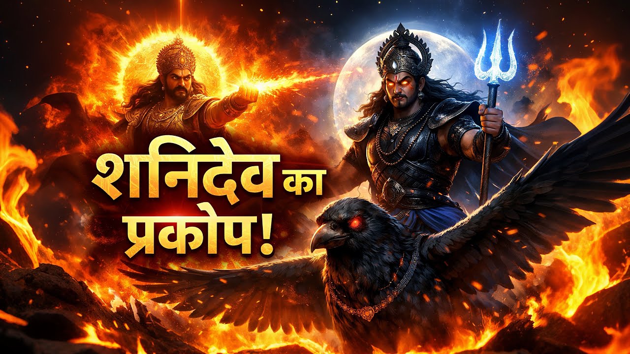  जब शनिदेव ने सूर्यदेव को हरा दिया | Shani Dev vs Surya Dev | पौराणिक कथा #aidocumentary #shanidev 