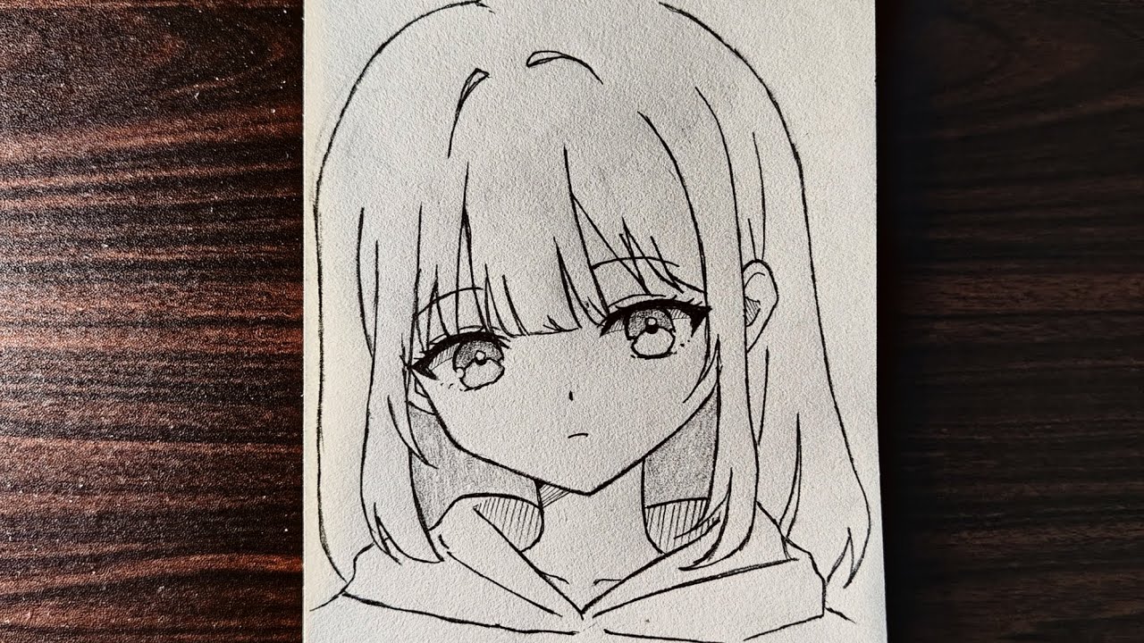 Step by step anime girl drawing tutorial | how to draw anime for beginner