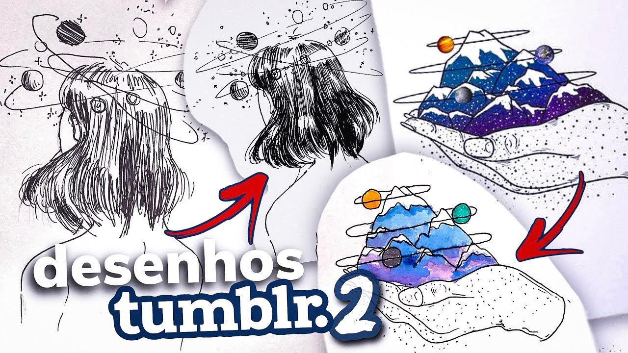 Imitando desenhos Tumblr 2 | Igor Saringer