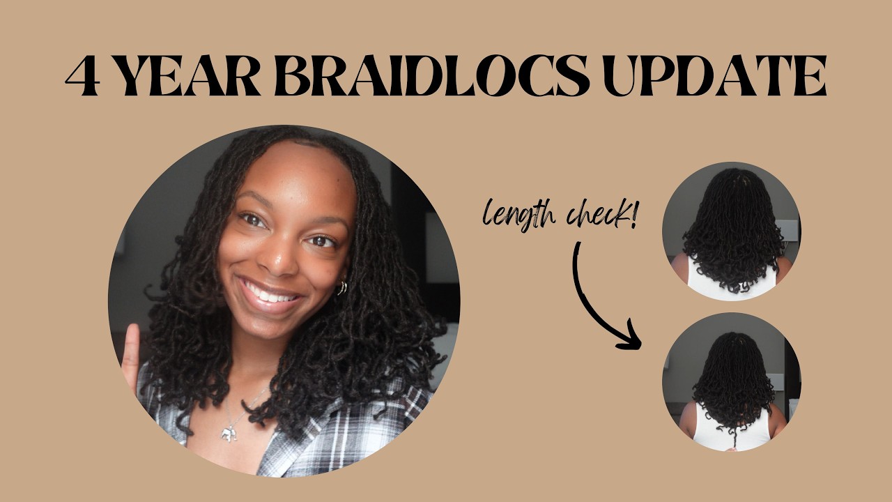 4 Year Braidlocs Update on Low Density Hair