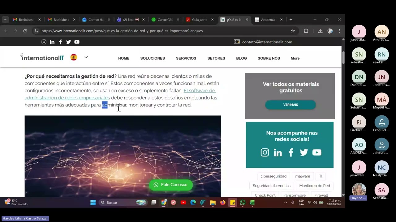 Gestión de dispositivos de cómputo y servicios de red GA 9