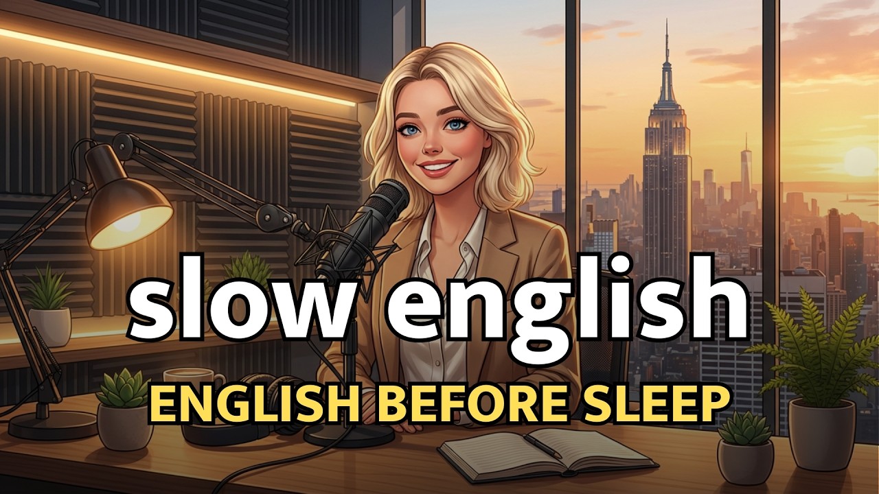 Calm English Listening Practice Before Sleep 🌙 (Relax & Improve Fluency Naturally)