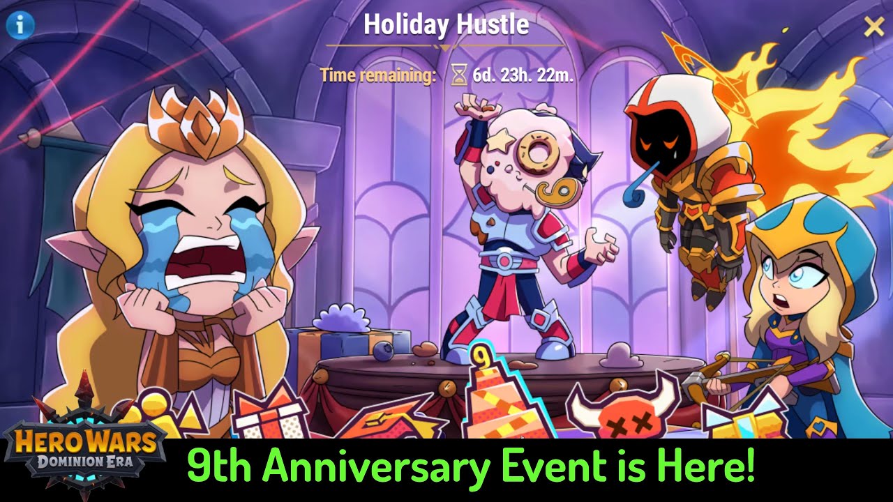 Happy Birthday, Dominion! 9th Anniversary Event &mdash; Hero Wars: Dominion Era