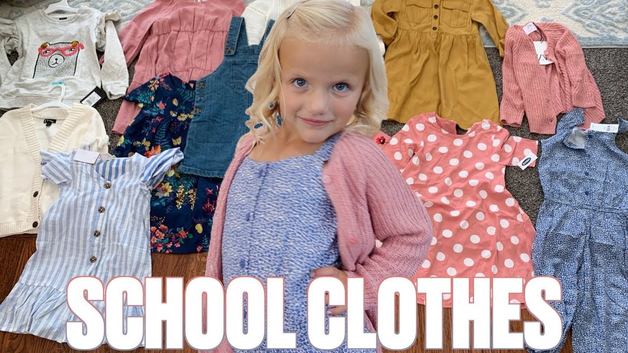 BACK TO SCHOOL CLOTHES SHOPPING | GETTING READY FOR THE FIRST DAY OF PRESCHOOL | SCHOOL CLOTHES HAUL