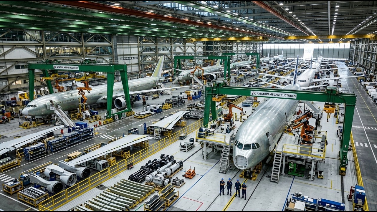 Inside the World's Largest Airplane Factory | Aviation Mega Build Documentary 4K