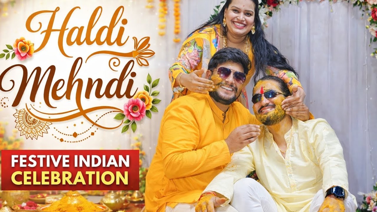 Haldi + Mehendi Function Vlog 💛 Most Beautiful Wedding Moments#subscribe #life  #love #family