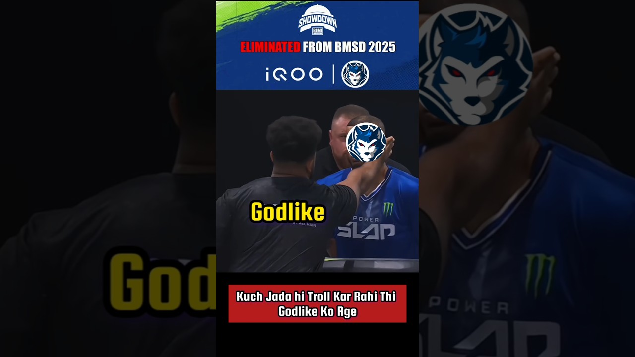 Godlike Qualified For Semifinals but Reckoning Esports Eliminated from BMSD 🤯 #godlike #bgmi #troll