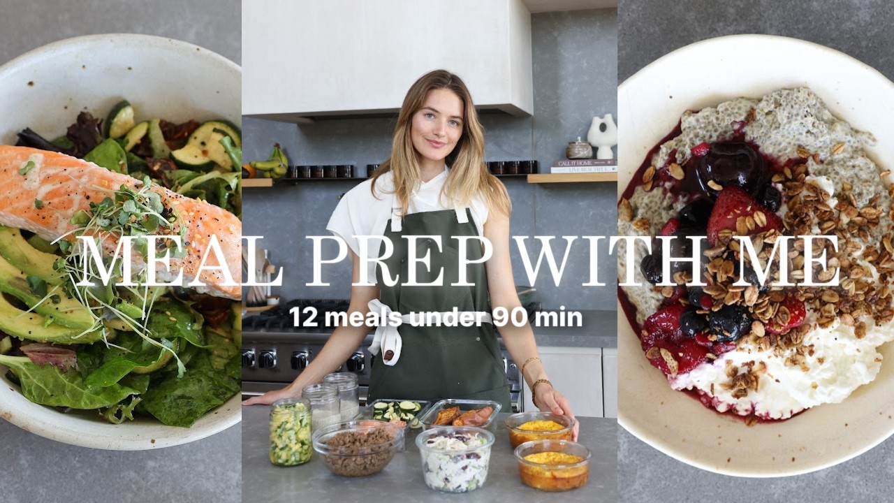 Meal Prep With Me: 12 Quick & Easy High-Protein Recipes + PDF Guide!