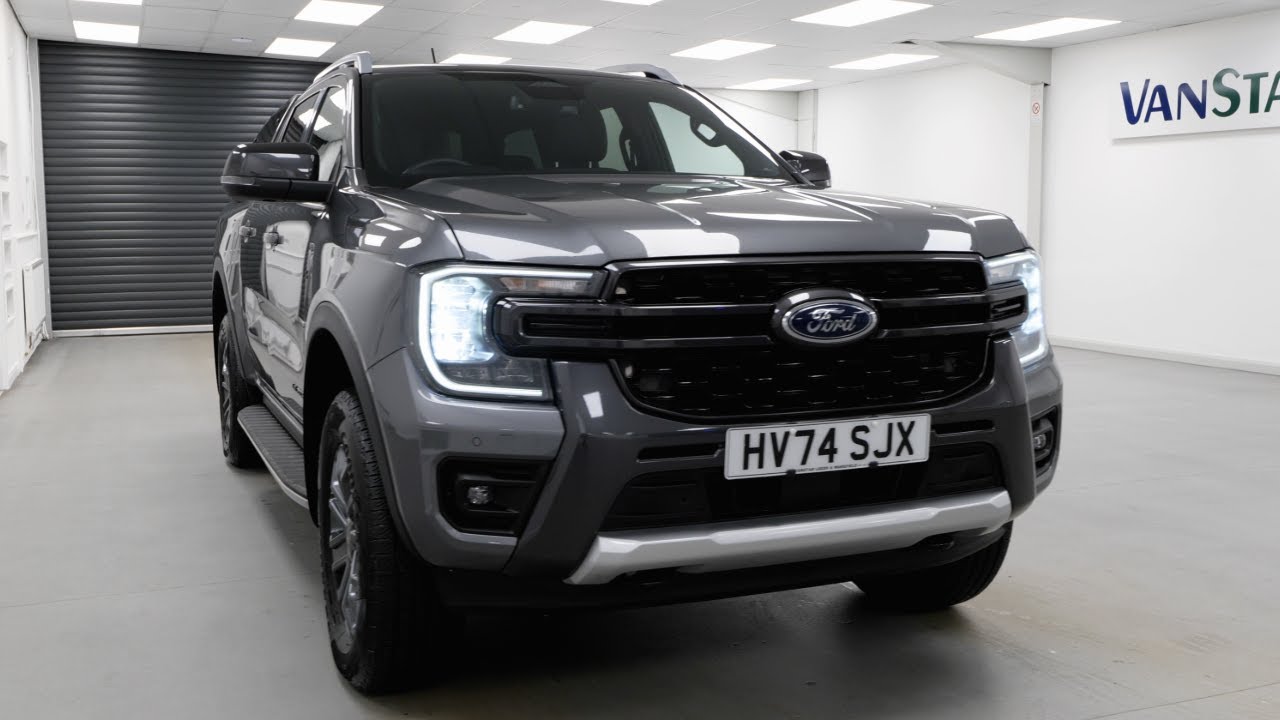 74 Plate Ford Ranger 2.0 Wildtrak Edition 205 BHP 4WD Automatic Crewcab Pickup - HV74 SJX - VanStar